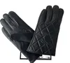 2023 Womens leather gloves Designer sheepskin fur integrated cycling warm fingertip gloves7840424
