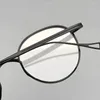 Lunettes de soleil Cadres Pur Titane Lunettes Cadre Mâle Ovale Avec Haute Myopie Rétro Prescription Lecture Graduée Femelle