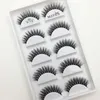 5 paires de cils 3D naturels épais faux cils de vison doux faux cils vaporeux maquillage Cilios 231227