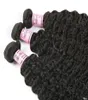 Paquetes de cabello humano brasileño de onda profunda, extensiones de agua corporal indias sin procesar, tramas rizadas rizadas 7914586