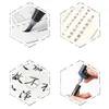 3/4 pcs/lot main lettrage pinceau stylo encre noire calligraphie stylo marqueurs Art écriture bureau fournitures scolaires papeterie étudiant 231227