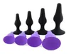 Массаж 4PCSSet Butt Plug для начинающих эротических игрушек Силиконовая плавка для взрослых продуктов анальные секс -игрушки для мужчин Женские гей -простата MAS1440484
