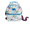 Дизайнерские детские рюкзаки с принтом букв Модные детские сумки на двойном плече Классические кожаные мультяшные сумки для мальчиков и девочек Повседневный рюкзак S0982