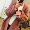 Sweater Cardigan Female 2023 Korean Spring and Autumn Coat Women Loose Medium Length Versatile Knitted 231228