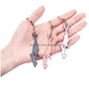 Openers Aluminium Alloy Shark Shaped Bottle Opener Pocketable Keychain Bear For Cam And Traveling Lx5537 Drop Delivery Home Garden Kit Dhjay