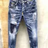 Mens Luxury Designer Denim Jeans d2 dsq2 dsquare 2 Holes Trousers COOLGUY Biker Pants Clothing 4XDG