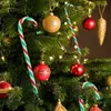Decorações de Natal de 60 peças de cana de acrílica pendurando ornamentos em casa