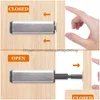 Türfänge Closer Türfänge Closer Naierdi 10pcs Edelstahlschrank, um Dämpferpuffer unsichtbarer PL Magnetic tou dh4n0 zu öffnen