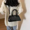 28% OFF Designer bag Winter New Street Trend Texture Oil Wax Leather Underarm Sweet Cool Fashion Versatile Handheld Shoulder Bag