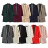 Unizera Autumn Women's Fashion Casual Roll Sleeve Casual Blazer Temperament Mortile Slim Top 231227