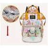 Bolsa de mochila de pañales para bebés de moda Bolsa de pañales impermeables por maternidad para el cochecito para cochecitos bolsas para bebés para mamá gran capacidad 231227