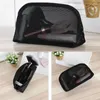 Cosmetic Bags Double Layer Black Storage Bag Nylon Mesh Toiletries Skincare Products Sorting Pouch Ladies Traveler's Makeup Handbag