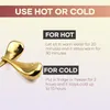 Ansikte Massager Ice Globes för ansikte 2st Luxury Rose Gold Cryo Sticks Face Roller Cold Heat Relief Beauty Massage Tools Birthday Gif4589208