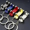 سلاسل المفاتيح الأصابع Vitality Scooter Metal Keychain chain keychain mini internet internet activit