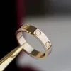 HighQuality mode liefde ring damesringen Band gouden ring klassieke luxe designer sieraden voor vrouwen Breed 4mm 5mm 6mm met doos Tita2809