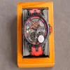 Big Dial Classic King Watches, wszystkie używane w podwójnym projekcie Tourbillon Unikalny styl Od czasu mechanicznego uruchamiania męskiej tabeli 46 mm Taśma 266L