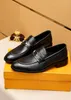 Lyxvarumärke Mens Oxfords klänning Business Real Leather Suit gummi yttersula skor tillverkade i Italien storlek 38-47