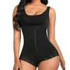 Intimo modellante da donna Fajas Colombianas Shapewear Donna Corpo Clessidra Cintura Triangolo Intimo Controllo della pancia Doppia compressione Ganci-occhi BuLift