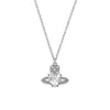 2024 Designers Saturn Full Diamond Love Halsband för kvinnor Utsökta ljus lyxig högkvalitativ och liten form design med söt cool och kryddig flicka stil krage kedja