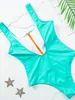 2023 Seksowny zamek błyskawiczny Kobiety Kobiety Solidne stroje kąpielowe push up Monokini Bathing Suit