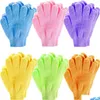 Bath Brushes, Sponges & Scrubbers Moisturizing Spa Skin Care Cloth Bath Glove Brushes Exfoliating Gloves Face Body Bathes Mitten Drop Dhzae