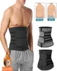 Mężczyźni trening talia trener brzucha przesuwanie pochwy Sauna Body Shaper Trimmer Pas Abdomen Shapewear Utrata ciężaru gorset Fitness3701856