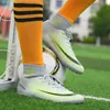 Classical Soccer Shoes Mens Football Boots Sneakers Waterproof High Ankle AGTF Cleats Boys Outdoor Sport 231228