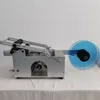 Halbautomatische Etikettsmaschine Etikett Applikator Drucker Pet Plastikflasche Datum Codierer -Etikett -Spendermaschine