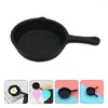 Köksspannor 10 PCS Kids Toys Pan Pendant Miniature Decoration Model Frying House Cooking Kitchen Cookware Child Child Child