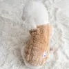 Vestuário para cães outono inverno pulôver urso padrão bonito filhote de cachorro gatinho casacos suéter para cães pequenos e médios gatos roupa quente roupas para animais de estimação