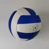 サイズ5青と白のバレーボールマルチパーソンチームスポーツコンペティショントレーニングバレーボール231227