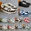 2024 Designer Men Sneaker Virgil Trainers Chaussures décontractées Couile faible en cuir Abloh blanc vert rouge superprognes extérieures Sneakers 36-45