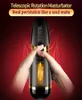 Automatisk teleskop Rotation Male Masturbator 1010 Modes Silikon Vagina Real Pussy Adult Masturbation Sex Toys For Men Y2004095327105