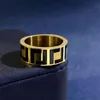No Box Women Luxury Designer Ring Drop Black White Oil Titanium Steel Couple Rings2314