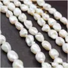 Crystal Natural Freshwater Pearls Fashionable Barock Återvunna pärlor som används i smycken som gör DIY -halsbandsarmband Tillbehör Drop de Dhcwp