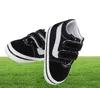 Newborn Baby Shoes Girl Boy Soft Sole Shoe Anti Slip Canvas Sneaker Trainers Prewalker Black White 018M First Walker Shoes1284887