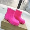Designer Shoes Rain Boot Snow Boots Women Betty Boots Thick Bottom Non-Slip Booties TPU Rubber Beeled Transparent Boots Black Waterproof Australia Outdoor Shoes