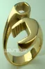 Anello in acciaio inossidabile TOOLS HANDYMAN a forma di chiave riempita in oro 18 carati R153 Misura 7152411436