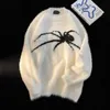 Maglione da uomo Spider Autunno e inverno caldo sciolto rotondo visone collo in velluto camicia con fondo morbido maglione ispessito stile pigro ceroso 231228