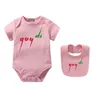 Designer pasgeboren rompertjes sets pasgeboren jumpsuits set Sumer babykleding merk meisjes jongens romper kinderen jumpsuit luxe bodysuit overalls CYD23122804