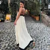 Traf poślizg letnie sukienki dla kobiet 2023 SUNDRESSESS LUSKIEGO wieczoru damskie bez rękawów Resorts Backless Dress 231227