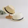 Berets Fashion Unisex Summer Beach Sun Hat Cowboy Fedora Straw Panama Cap Jazz