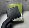 10A Designer Mężczyźni Krótki długi portfel Karta kredytowa Oryginalna skórzana płótno zwykłe czarne posiadacze karty Kobiety Fold Uwaga Passcard Billfold Clutch Monety Portlety