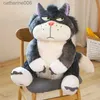 Fyllda plyschdjur 10-65 cm Söt Lucifer Cat Plush Dolls Princess Dream Cartoon Lucifer Fyllda leksaker Kawaii Anime Cat Plush Toy Xmas gåvor för barnl231228