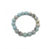 가닥 팔찌 4mm 6mm 8mm 천연 석재 ARMBAN DRUZY BEADED BOHO ELASTIC DROP JEWLLY 18.5cm