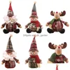 Christmas Decorations Cartoon Figure Christmas Decorations Snowflake Snowman Snata Reindeer Doll Ornaments For Festive Party Dhgarden Dhrgs