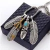 Fashion New Style Feather Eagle Claw Men And Women Hip Hop Exquisite Personality Necklace Pendant Luxury Jewelry Gift Q0531305K