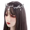 Fermagli per capelli Accessori Copricapo Copricapo goccia d'acqua Fronte Catena Sopracciglia Fascia Sposa Tiara Ornamenti nuziali