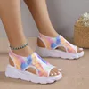 s Sandals Oversized Sports Summer Thick Sole Woven Soft Casual Flat Bottomed Hollowed Out for Women Size 11ww Sandal Overized Sport Caual