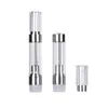 USA Stock TH205 TH210 ATOMIZER 0.8ML 유리 유리 탱크 일회용 카트리지 화이트 팁 프레스 팁 M6T 세라믹 코일 510 스레드 두꺼운 오일